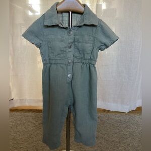 Kids Green Jumpsuit